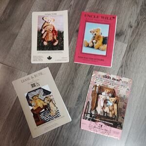 Teddy Bear Patterns and Directions Set of 4